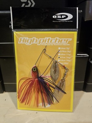 OSP High Pitcher Spinnerbait 1/2oz DW S-50 Sunset Red 