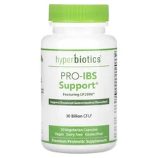 2 X Hyperbiotics, Pro-IBS Support, 30 Billion CFU, 30 Vegetarian Capsules