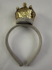 King Headband with a Gold crown