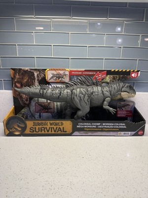 Jurassic World Survival Colossal Chomp Giganotosaurus Figure 2026 New!
