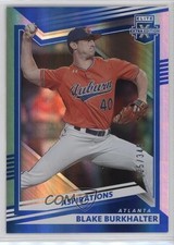 2022 Panini Elite Extra Edition Aspirations Blue /349 Blake Burkhalter #76 0u66