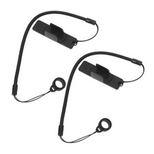 2 PCS Anti-lost Pen Clip Lanyard Strap for Tablet Elastic Spring
