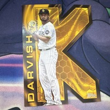 Topps 2025 Series 2 K Zone Yu Darvish San Diego Padres Insert Die-Cut KZSP-23