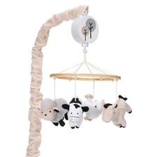 Lambs  Ivy Baby Farm Animals Musical Baby Crib Mobile Soother Toy