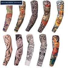 EZYoutdoor Tattoo Sleeves for Men Women, Realistic Fake Medium, Mixed Styles