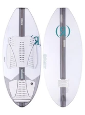 Ronix Flyweight Pro - WakeSurf Skimmer - Glacier White / Carbon / Aqua - 4'6