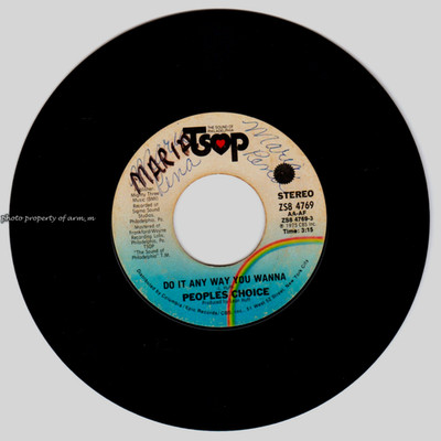 Peoples Choice: Do It Any Way You Wanna/The Big Hurt (1975 7'' 45RPM) Good+
