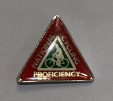 Vintage Old The National Cycling Proficiency Scheme Award Metal Insert Badge