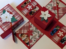 Christmas Themed Explosion Box Gift Box Surprise Explosion Box Photo Box DIY Box