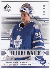 2014-15 UD SP Authentic Future Watch CHRISTOPHER GIBSON #219 #944/999 Toronto RC