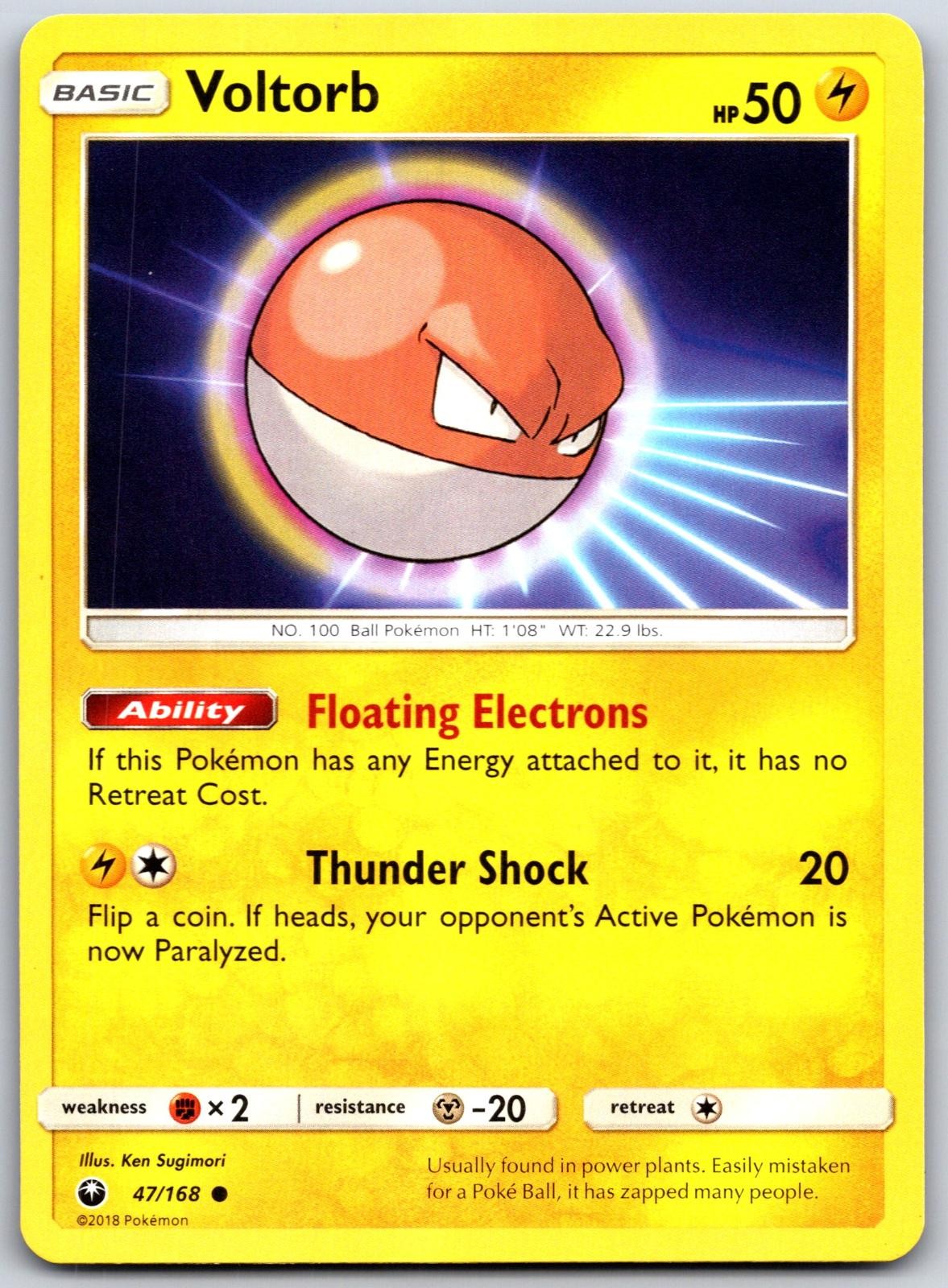Voltorb 47 C Celestial Storm Pokemon NM