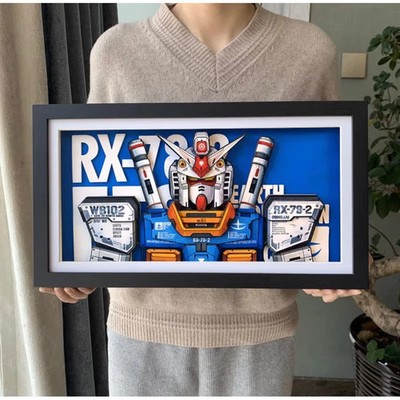 Gundam Wall RX-78-2 Cool 3D Look from all Angles Custom Made
