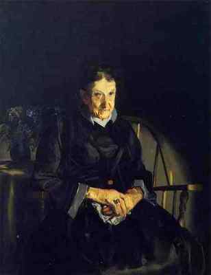Blasebalg George Wesley Tante Fanny aka alte Dame in schwarz 5 A4 Druck