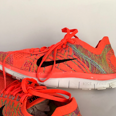 Nike Women's Free 4.0 Flyknit Size 7 Running Shoes Sneakers Hot