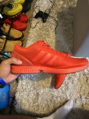 Size 11.5 - Adidas ZX Flux Triple Red for sale online | eBay