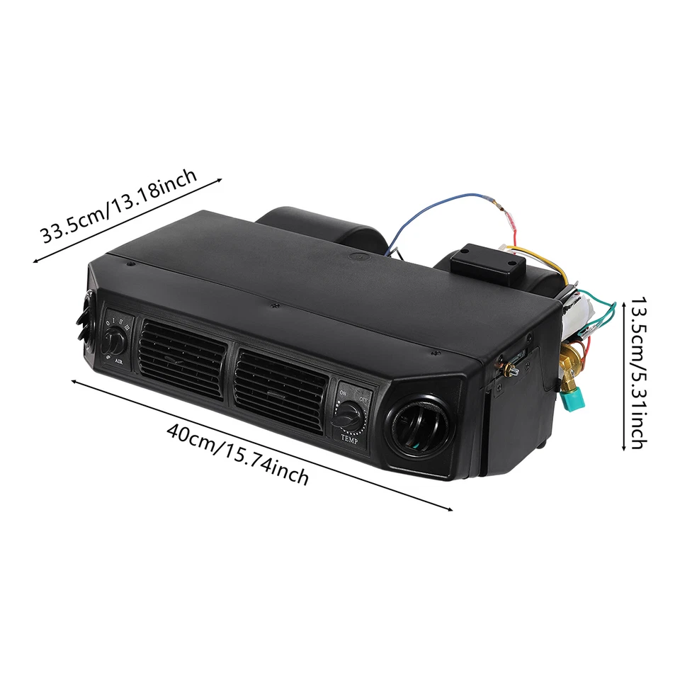 12V A/C Under dash Evaporator Compressor Air Conditioner for Car RV 3 Speed - Image 2 of 4