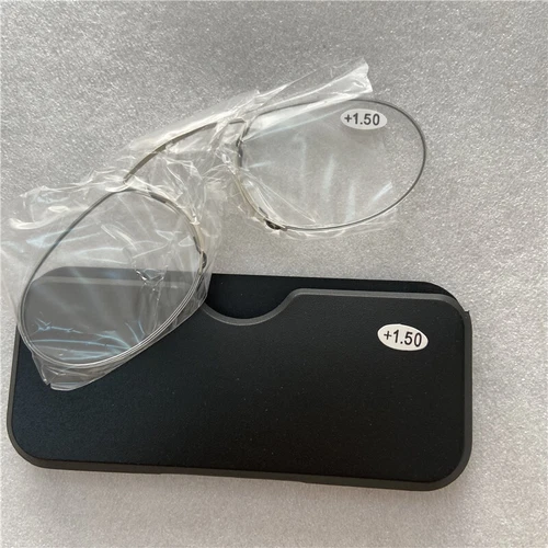 Ultradünne Lesebrille Nasenclip Optik Presbyopie +1,0 +1,5 +2,0 +2,5 +3,0 - Bild 10 von 28
