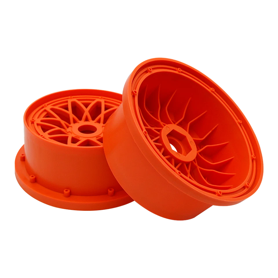 Front Wheel Hub Rim Set Plastic for 1/5 HPI Baja Rv 5T 5SC KM 5B 5B RC Car - Image 4 of 4