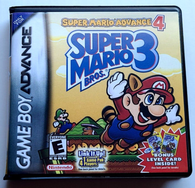 Super Mario Advance 4 Super Mario Bros 3 CASE ONLY Game Boy Advance GBA Box