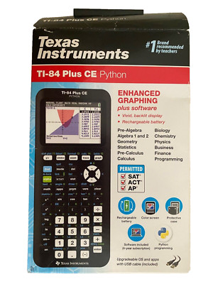 Texas Instruments TI-84 Plus CE Graphing Calculator - Black