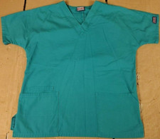 Cherokee 4700 teal women's 3 pocket scrub top size XS
