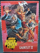 1990s Nintendo Super Power Club Magazine Card #54 Gauntlet II 2