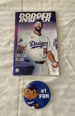 2024 Dodger Insider With Clayton Kershaw Cover August 2024 With 