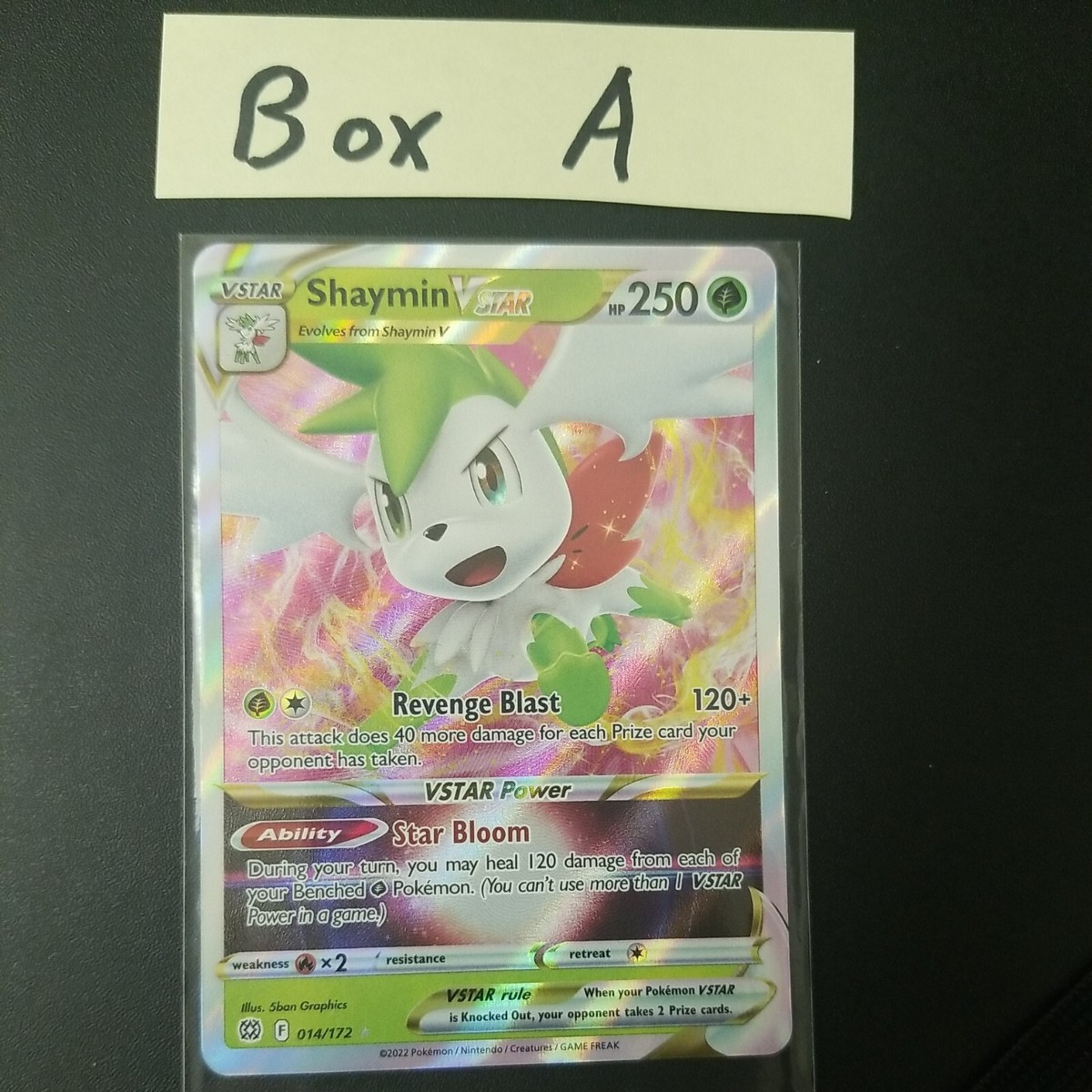 pokmon trading card games shaymin vstar premium collection - 014/172 - Jumbo Cards type Pokmon VSTAR in both playable and oversize versions SHAYMIN VSTAR Premium Collection Box!