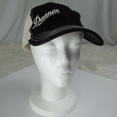 DANNER BOOTS SINCE 1932 ADJUSTABLE BASEBALL HAT/CAP USED Trucker mesh brown