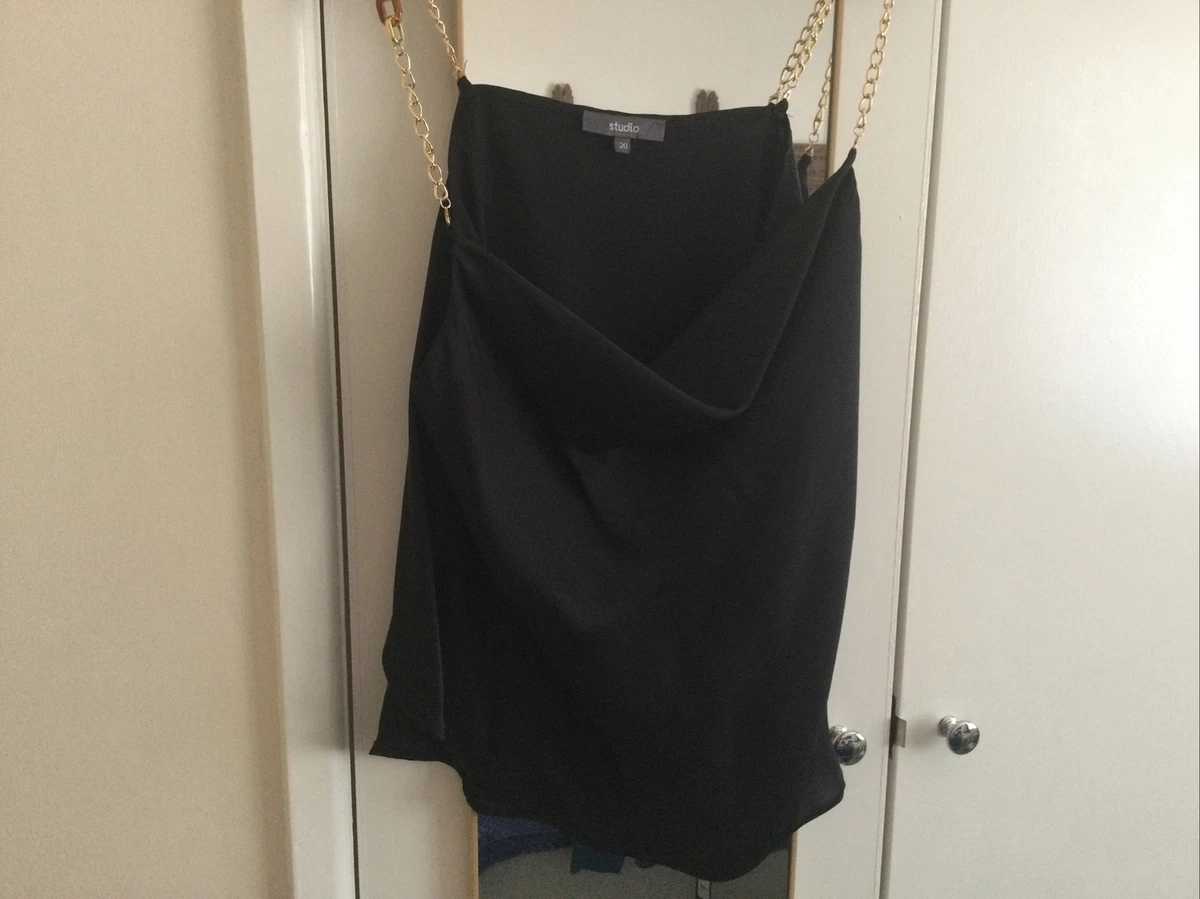 Womens black best sale cami top