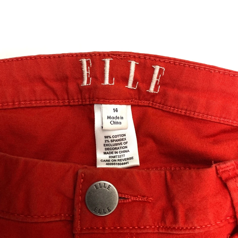 Elle Crop Women's size 14 Orange Denim jeans - Image 3 of 3