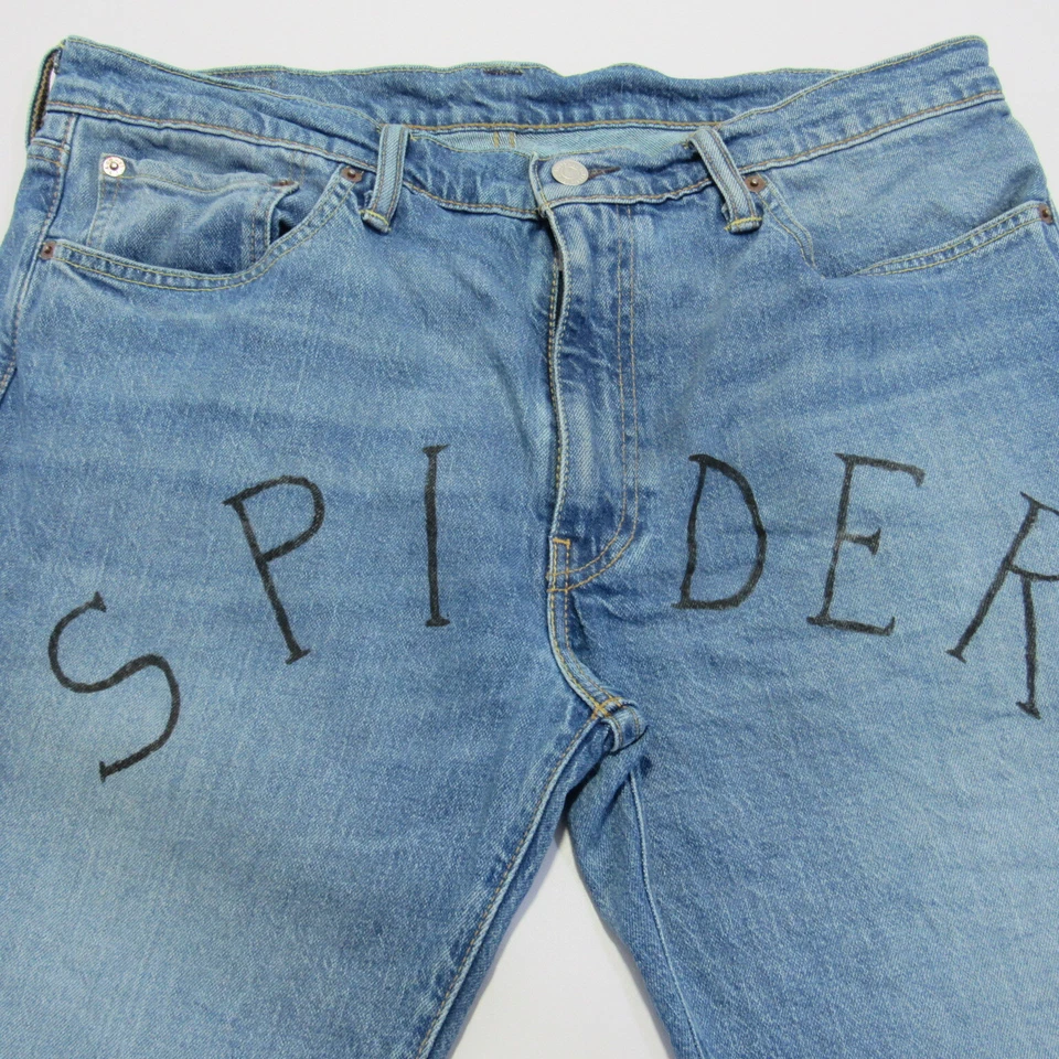 Levis MENS 511 Painted Slim Fit Straight Leg Stretch Blue W36 /L32 REF (M17957) - Image 2 of 4