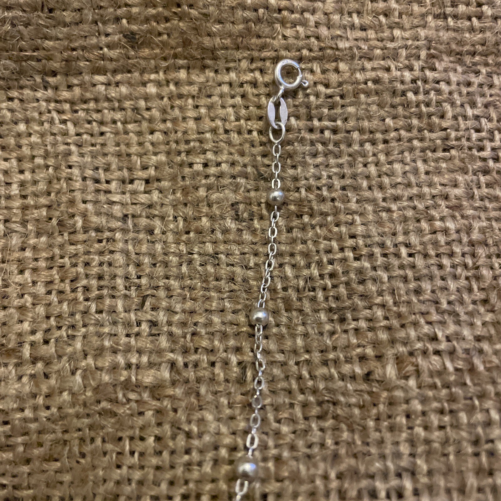 Pretty Fine Solid Sterling Silver 925 Bracelet Be… - image 8