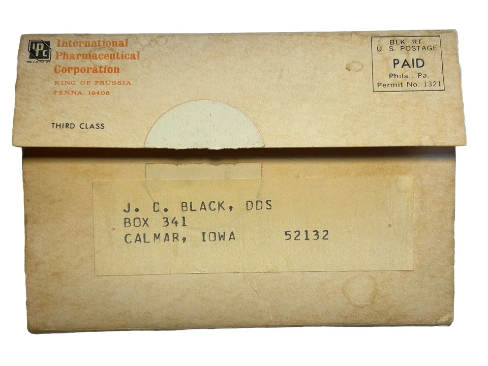 Rare Gly-Oxide Canker Sore Vtg Advertising Medicine King of Prussia Mail Med Vtg - Image 2 of 4