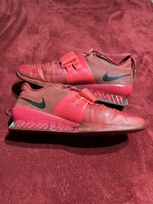 Nike Romaleos Weightlifting Shoes Red/Black Men's 852933