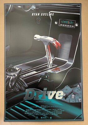 Laurent Durieux DRIVE Foil Variant Movie Poster Screen Print Mad