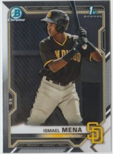 2021 Bowman Chrome Prospects #BCP36 Ismael Mena