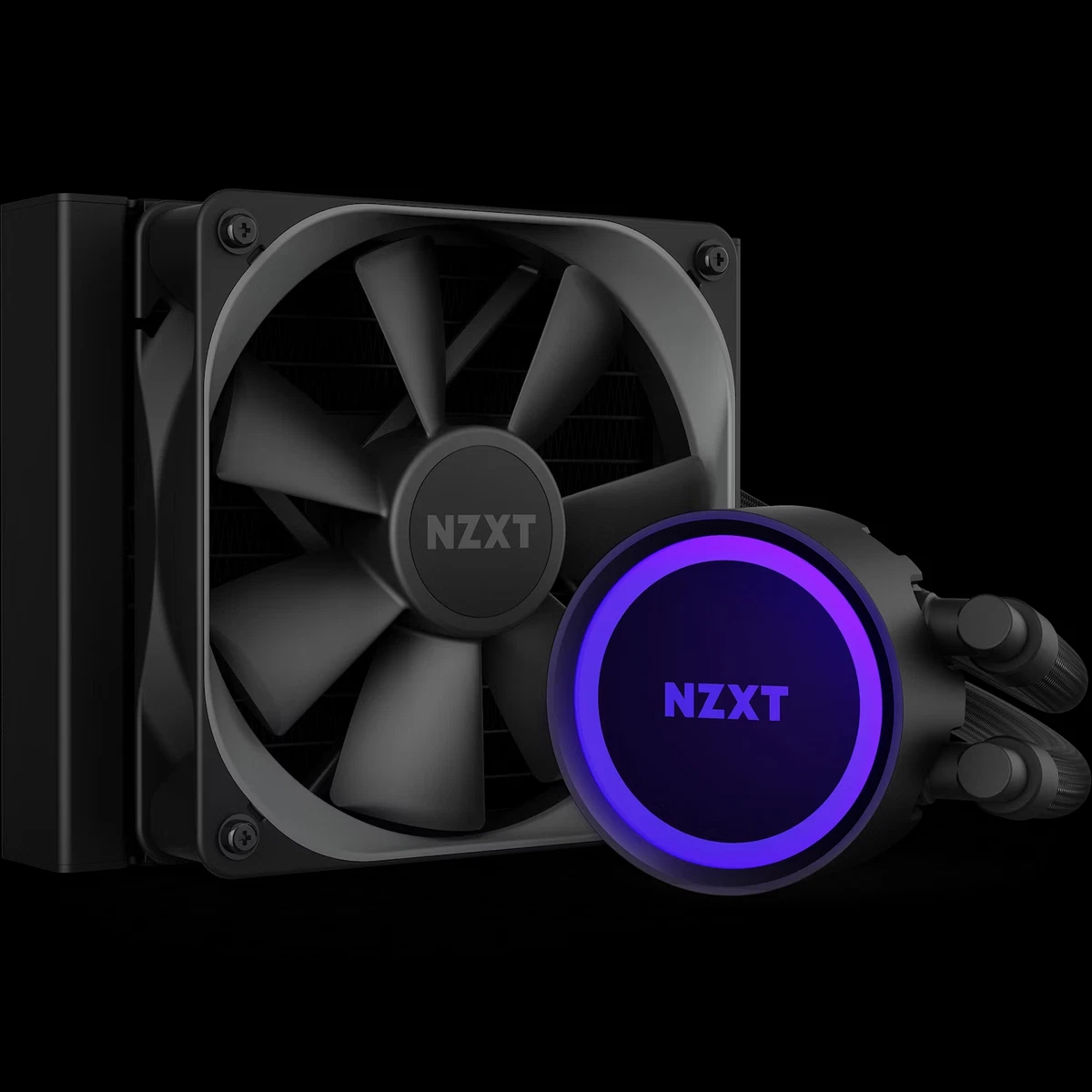 NZXT Kraken 120 - RL-KR120-B1 - AIO RGB CPU Liquid Cooler 1 Fan