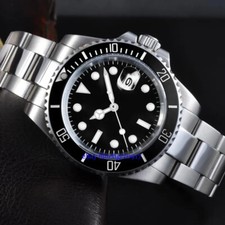 PARNIS Saphirglas 40mm Herren Automatische Armbanduhren Drehlünette Watches