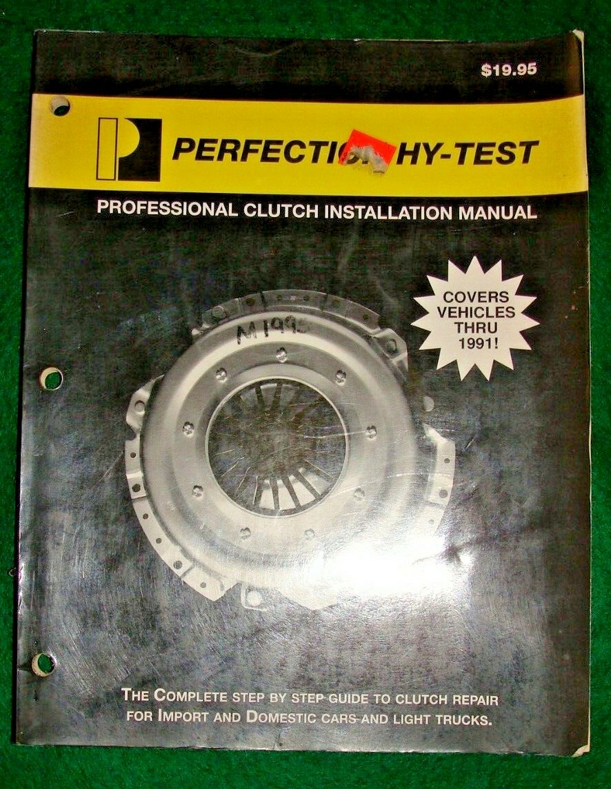 Perfection Hy-Test clutch installation manual Import &amp; Domestic Cars  &amp; Lt. truck | eBay
