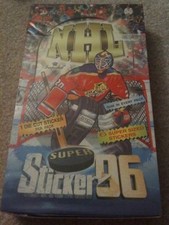 1996 Israel Imperial NHL Hockey Gretzky Roy Stickers Box 48 packs with Inserts 