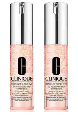 2x Clinique Moisture Surge Eye 96-Hour Hydro-Filler Concentrate 0.5oz/15ml NIB