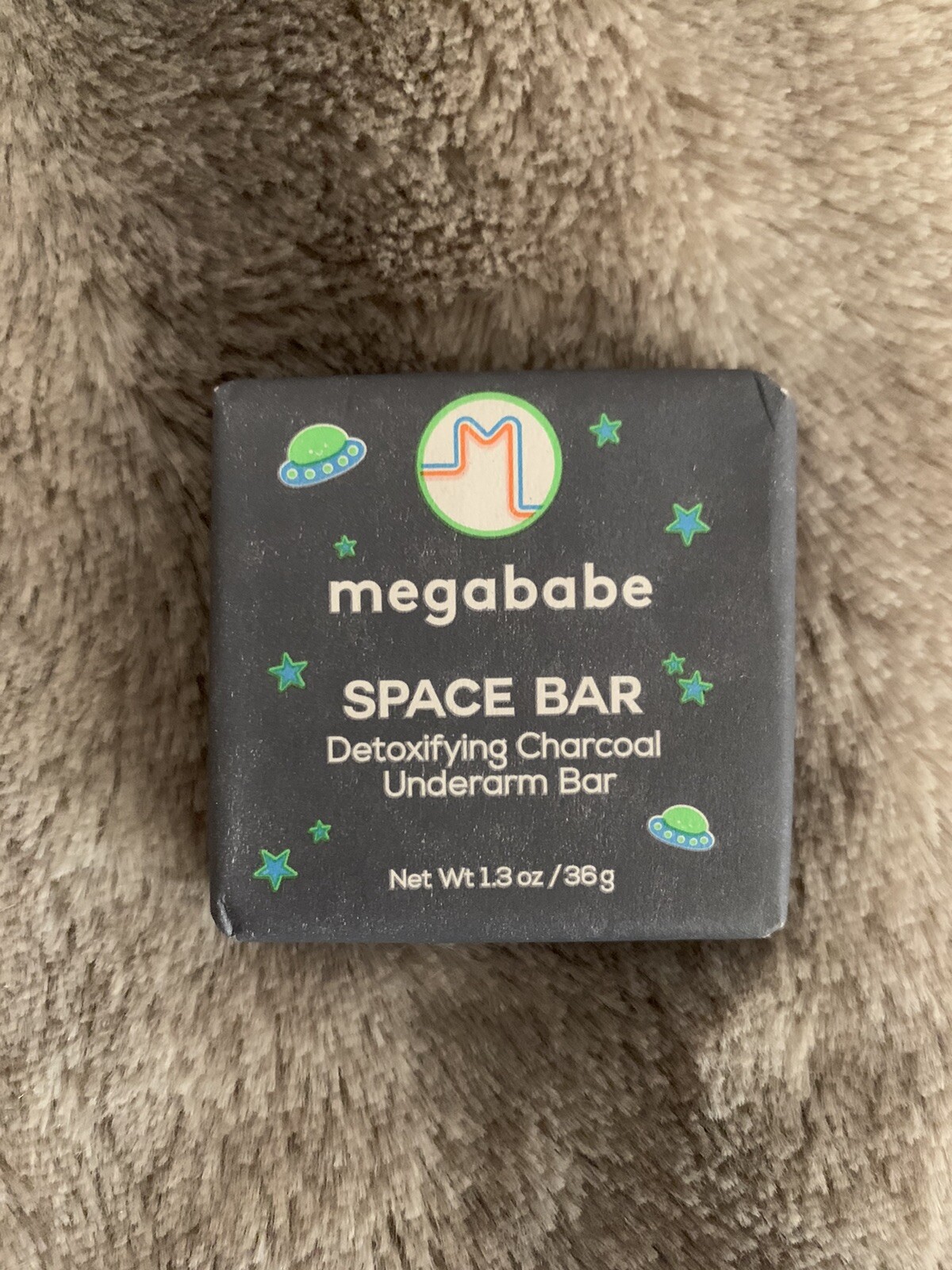 Megababe Space Bar Detoxifying Charcoal Underarm Bar 1.3oz / 36g NWOB eBay