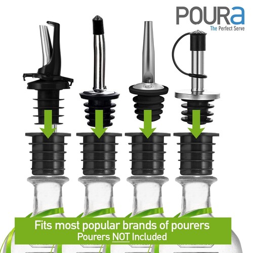 6 Stück Schnapsausgießer Adapter für große Schnapsflaschen bis 1 Zoll/25 mm Hals - Bild 4 von 6