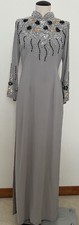 Ao dai vietnamese dress . Size L. Beaded Designs. New fit Bra 34b  .