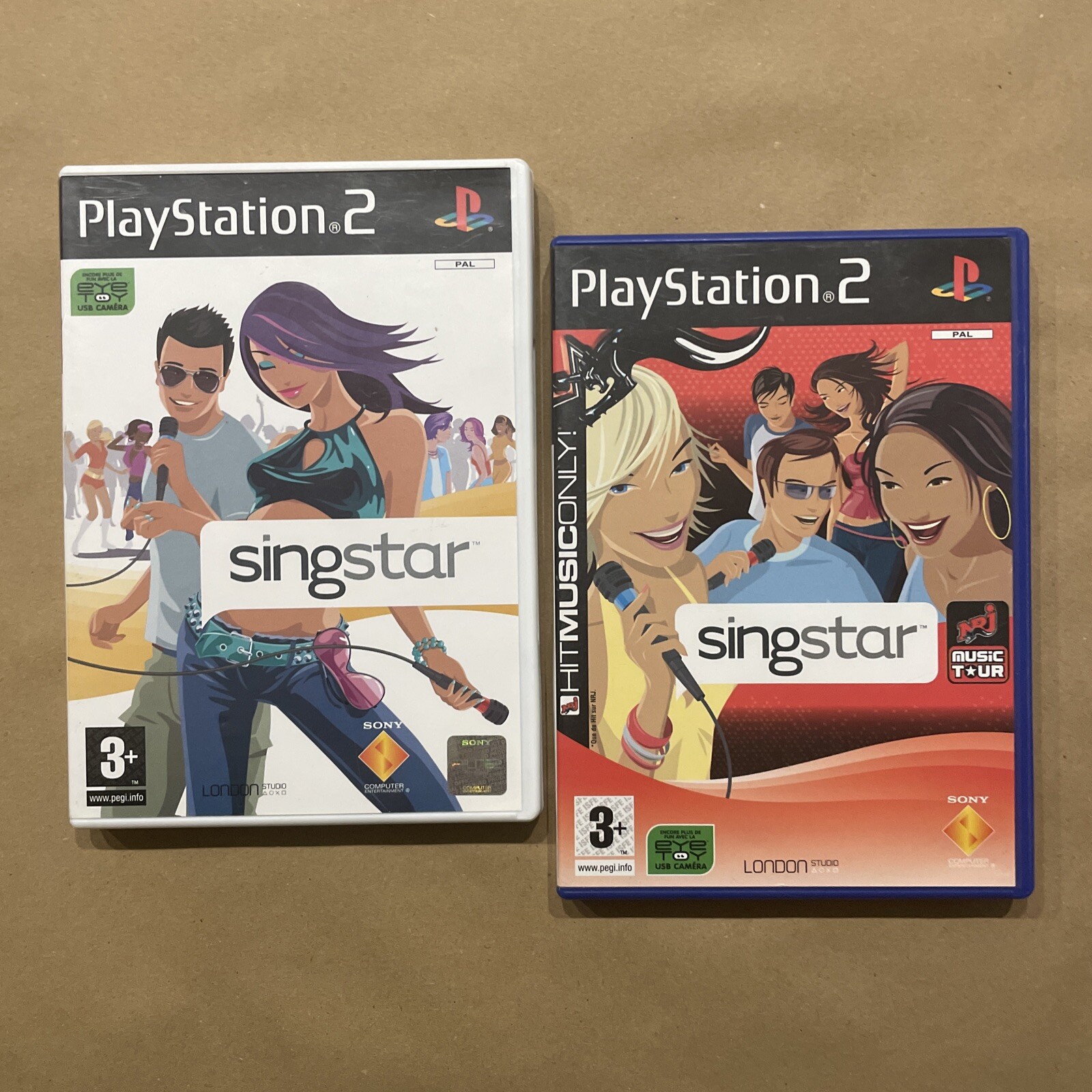 Singstar Lotto Jeux Party Ps2 Playstation 2 Usagé Excellent Langue Française Pal