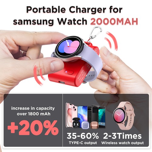 Chargeur Magnétique Sans Fil pour Samsung Galaxy Watch 6 5 4 3 2 Pro Active Classic - Photo 9 sur 29