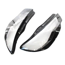 For Audi A6 C7 2016-2018 Left & Right Headlight Lens Cover Headlamp Lens Clear