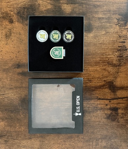 NEW 122nd US Open 4 piece Hat Clip Gift Box Set The Country Club - Picture 2 of 3