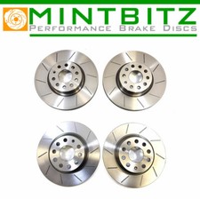 FRONT REAR BRAKE DISCS FOR TOYOTA VERSO 2.2 D-4D 2.2 D-CAT 09- GROOVED 320MM